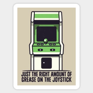 Just The Right Amount Of Grease On The Joystick Sticker